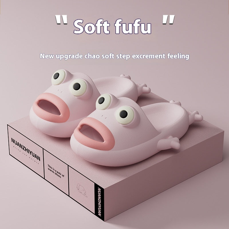 Funny Frog Slippers
