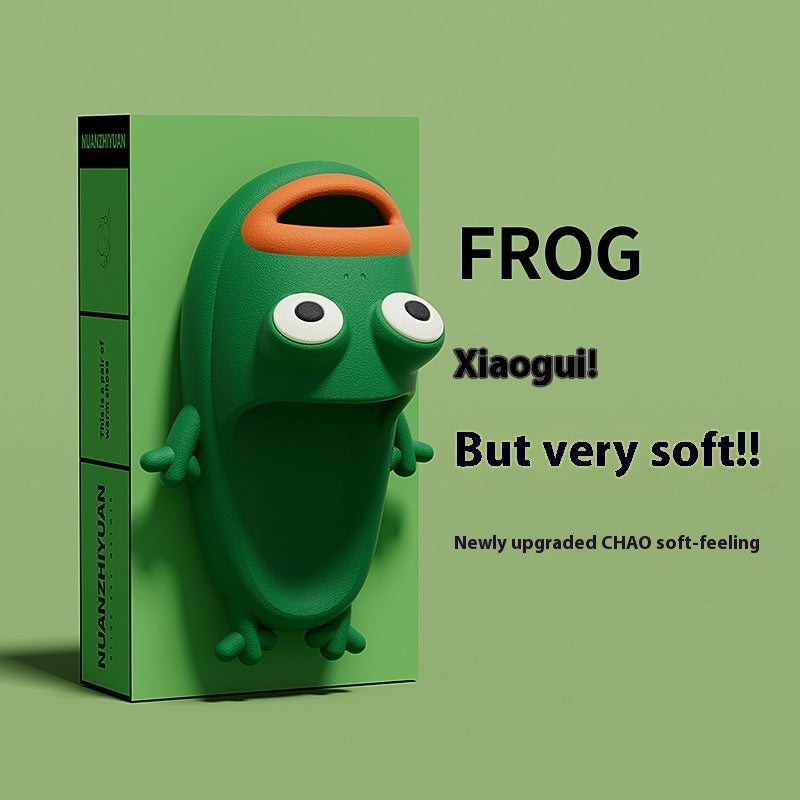 Funny Frog Slippers