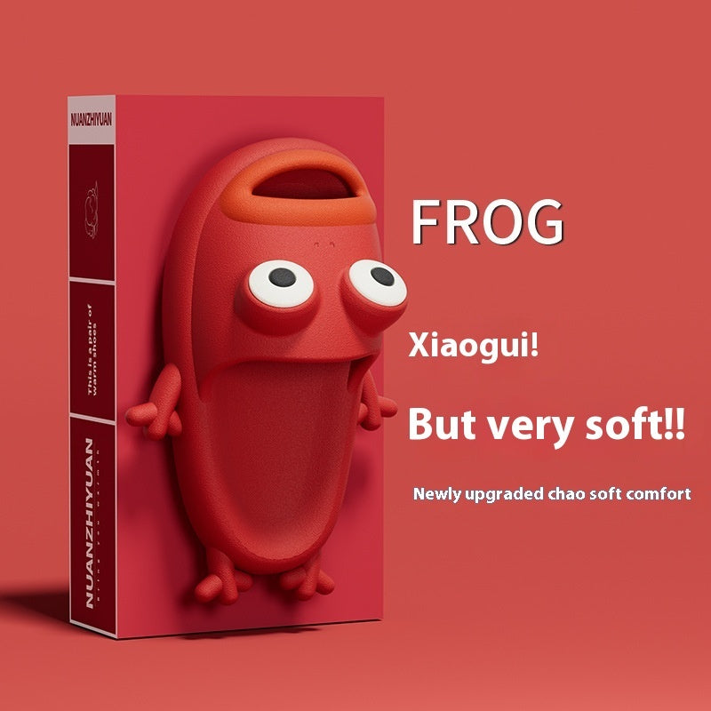 Funny Frog Slippers