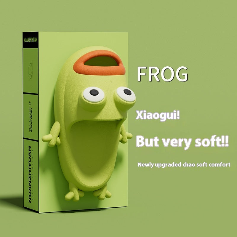 Funny Frog Slippers