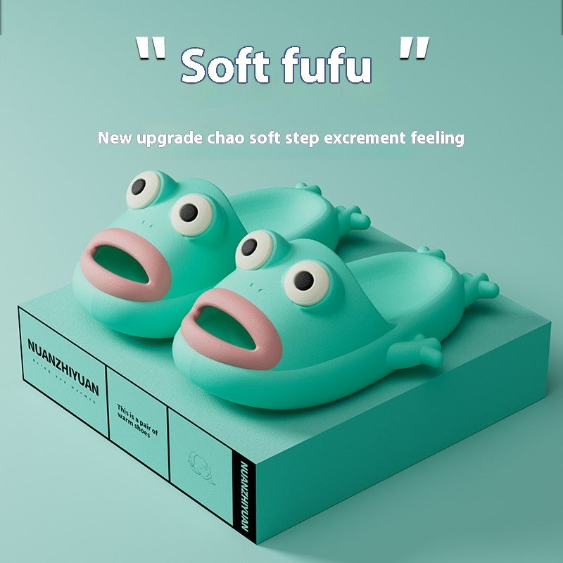 Funny Frog Slippers