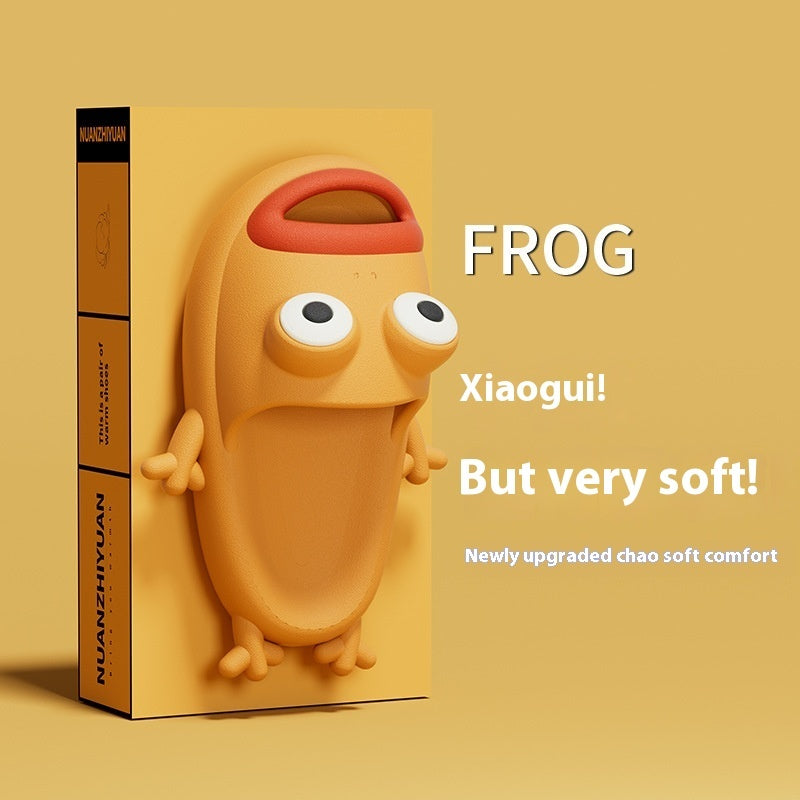 Funny Frog Slippers