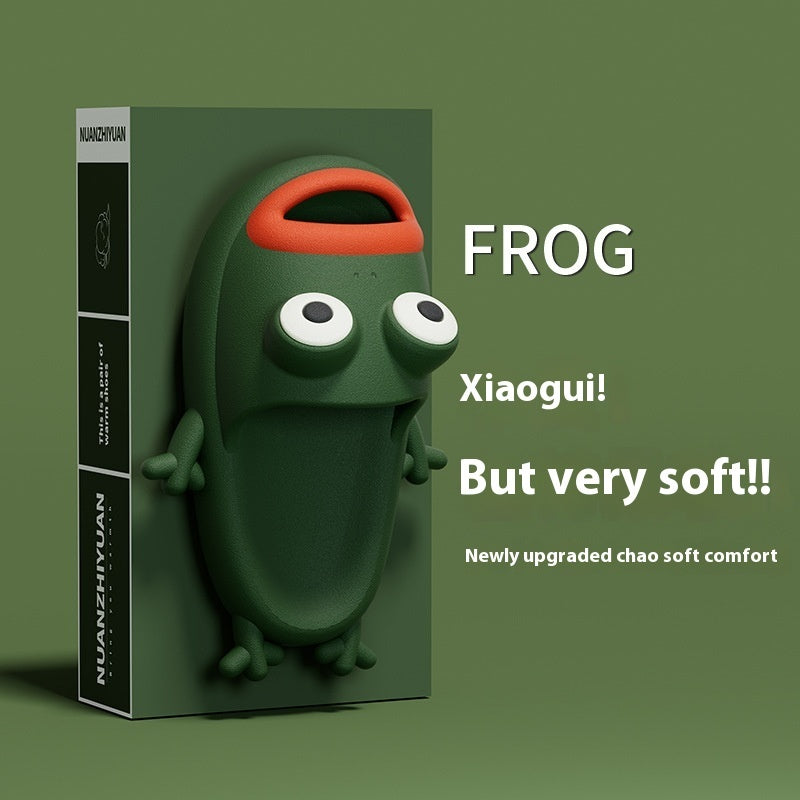 Funny Frog Slippers