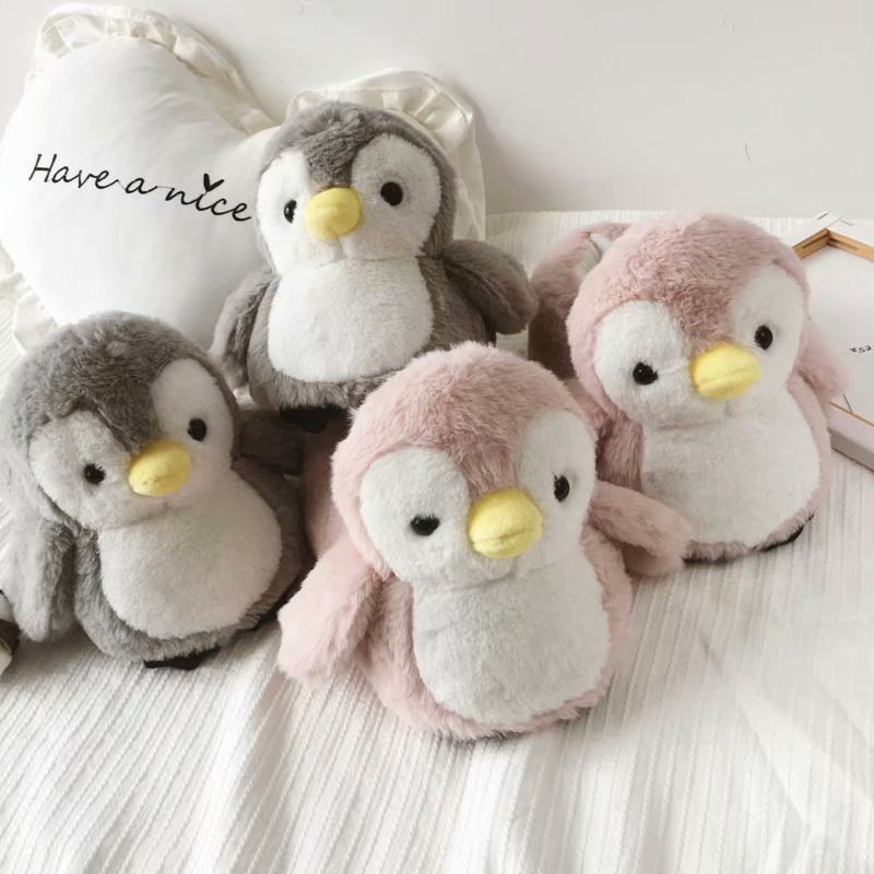 Penguin Plush Slippers