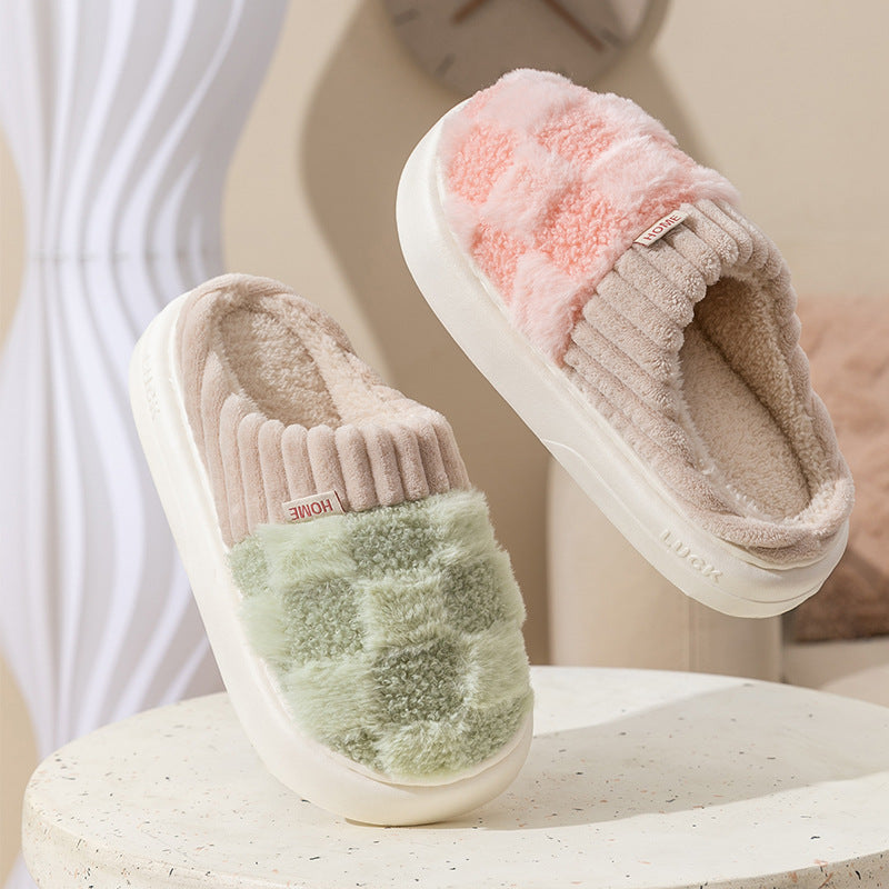 Fluffy best sale scuff slippers