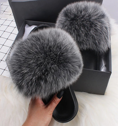 Faux Fur Slippers