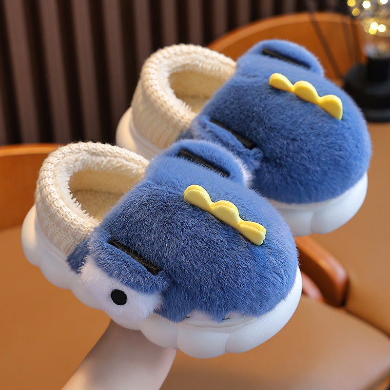 Fluffy Dinosaur Slippers