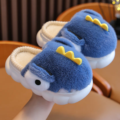 Fluffy Dinosaur Slippers