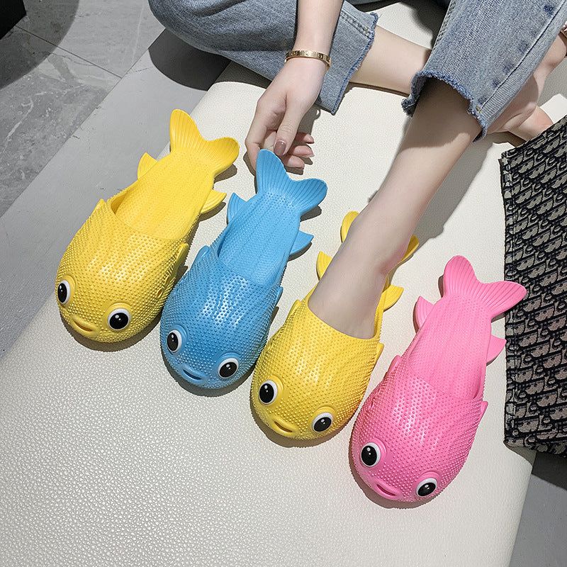 Colorful Pufferfish Slippers - Playful and Cozy Footwear with a Splash ...
