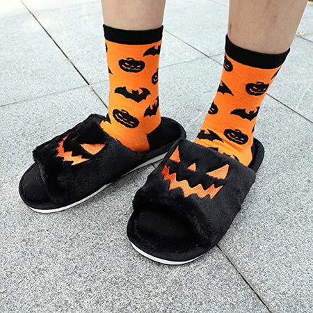 Jack O' Lantern Slippers