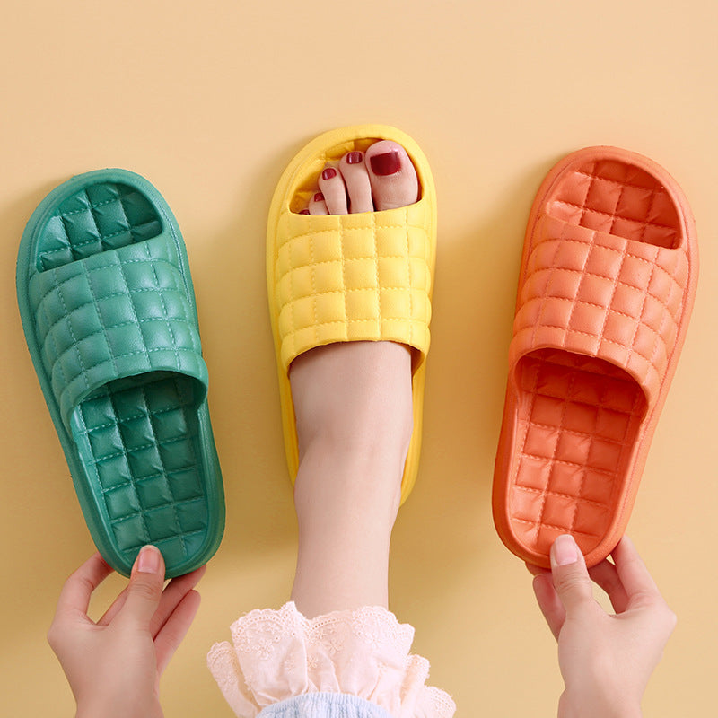 Non-Slip Square Slippers