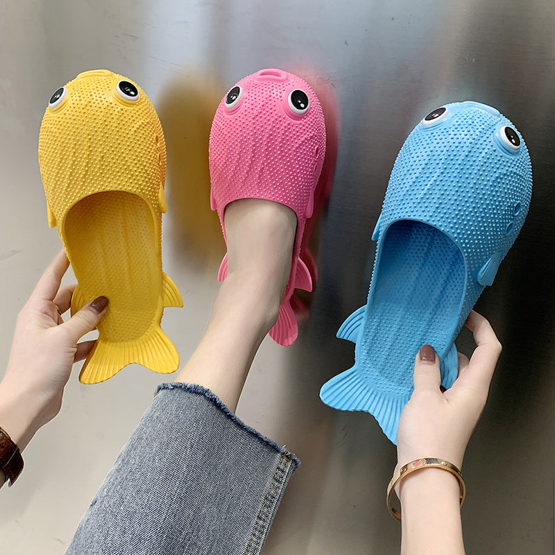 Colorful Pufferfish Slippers - Playful and Cozy Footwear with a Splash ...