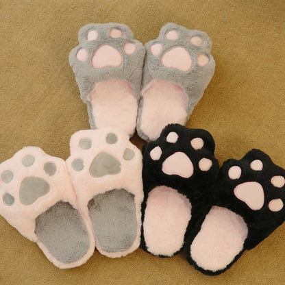 Pink Cat Paws Slippers