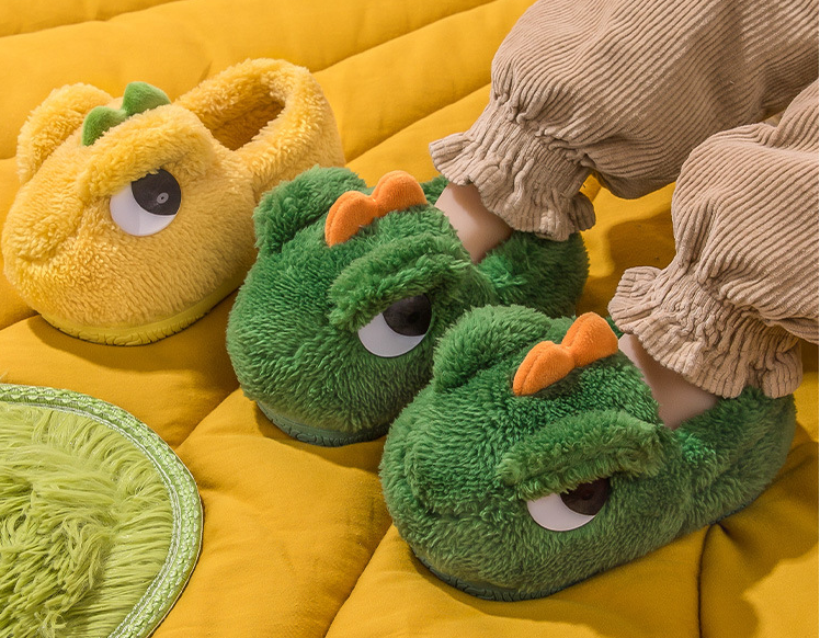 Baby 2025 dinosaur slippers