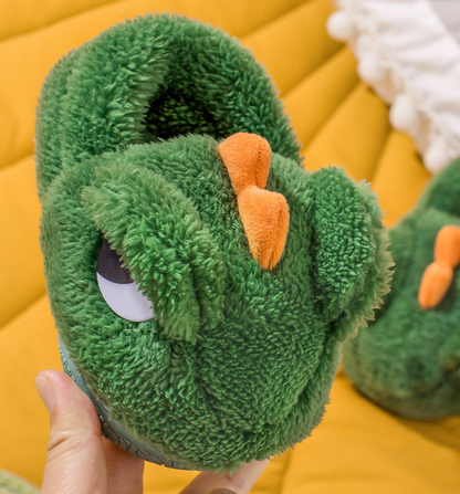 Kid Sized Dino Slippers Roaring Fun for Little Feet Slipper