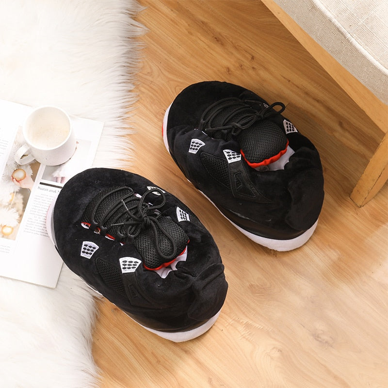 Black Sneaker Slippers