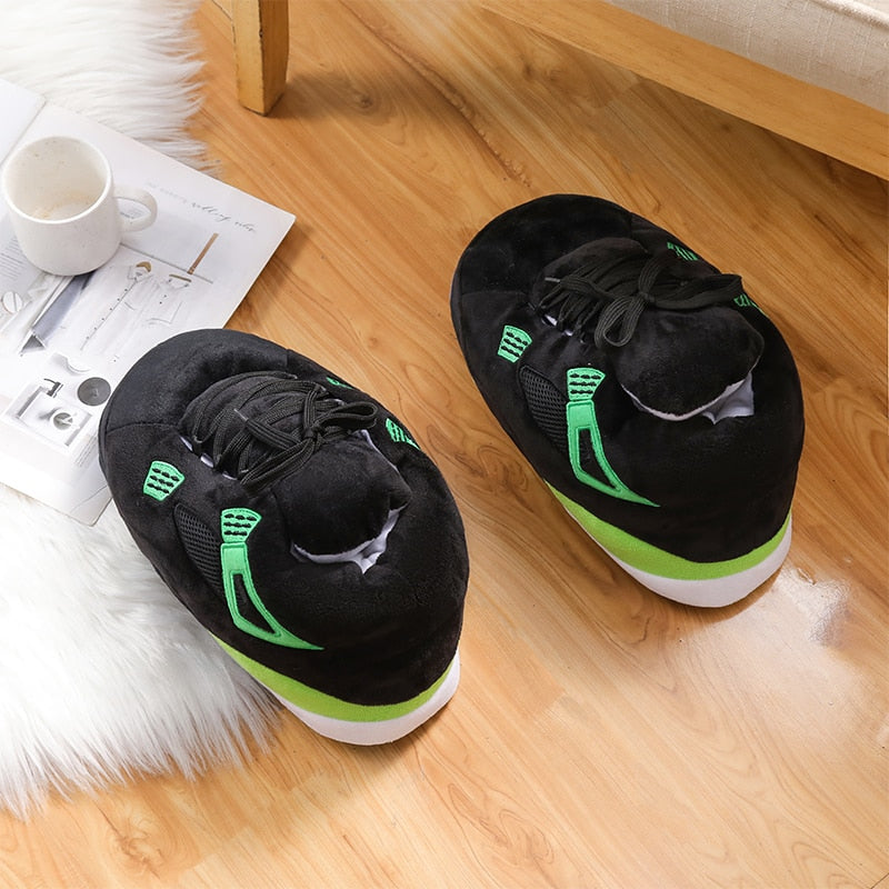 Black Sneaker Slippers