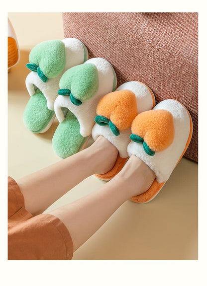 Peach Slippers