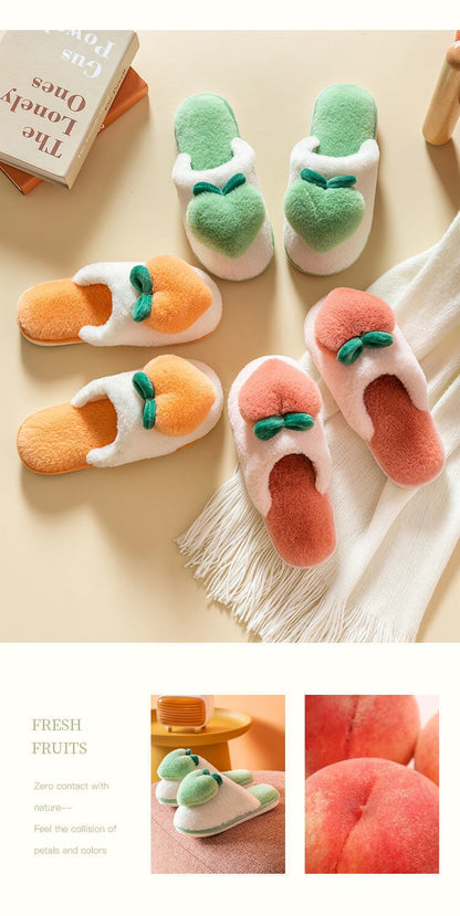 Peach Slippers