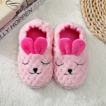 Pink Rabbit Child Slippers