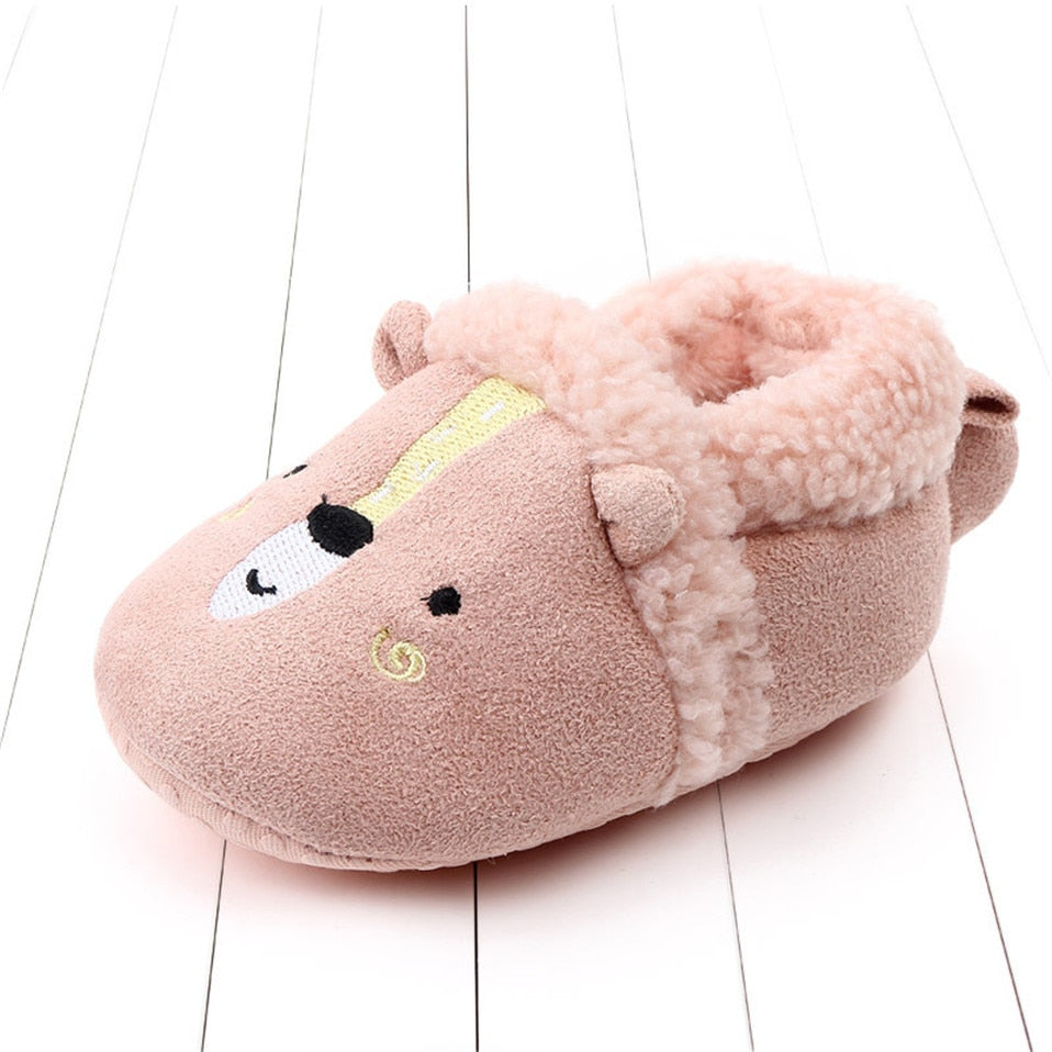 Adorable Bear Themed Slippers for Babies | Soft and Cozy Baby Slippers ...