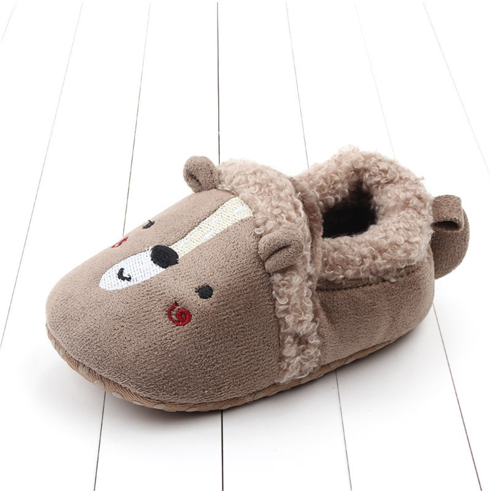 Adorable Bear Themed Slippers for Babies | Soft and Cozy Baby Slippers ...