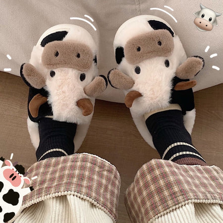 Cow Slippers